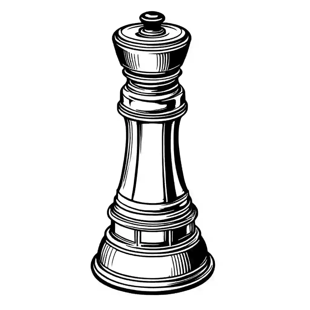 Pepper mill coloring pages